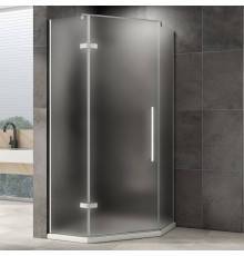 Душевой уголок Abber Ewiges Wasser AG05080M 80x80, профиль хром матовый, стекло матовое