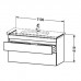 Duravit DuraStyle Тумба с раковиной 113х44.8х61см., подвесная, 2 ящика, цвет: каштан темный. 2320120041,  DS649505353