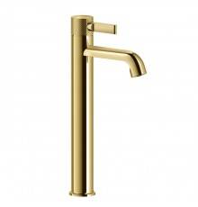 Gessi Inciso Смеситель для раковины на 1 отв., с донным клапаном, цвет: золото. 58003#246
