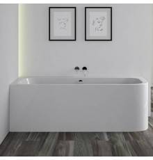 Knief Pure Rigth Ванна угловая 180x80x60см., Sx, щелевой перелив slot в комплекте, цвет: белый. 0100-091-06,  0100-248
