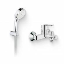 Душевой комплект Смеситель Grohe BauEdge 23334000 + Гарнитур Tempesta Cosmopolitan 27588002