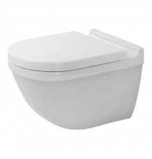 Duravit Starck 3 Унитаз 54х36см., подвесной, безободковый, с креплением Durafix, цвет: белый. 2527090000