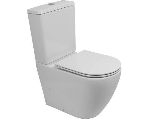 Унитаз-компакт BelBagno Sfera-r BB2141CP-TOR безободковый, крышка BB870SC с микролифтом, бачок BB2141T Унитаз-компакт BelBagno Sfera-r BB2141CP-TOR безободковый, крышка BB870SC с микролифтом, бачок BB2141T