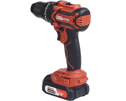 Шуруповерт аккумуляторный ударный бесщеточный REDVERG RD-IS18BL/U2