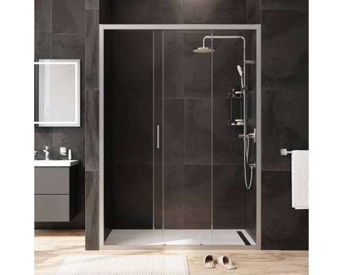 W90G-140-1-195MT Дверь душевая в нишу 140x195 см, раздвижная W90G-140-1-195MT Дверь душевая в нишу 140x195 см, раздвижная