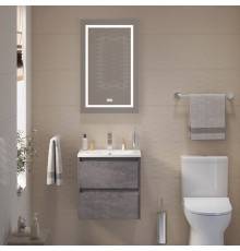Мебель для ванной комнаты BelBagno Kraft 39 50 cemento grigio, раковина BB-8099-3-50