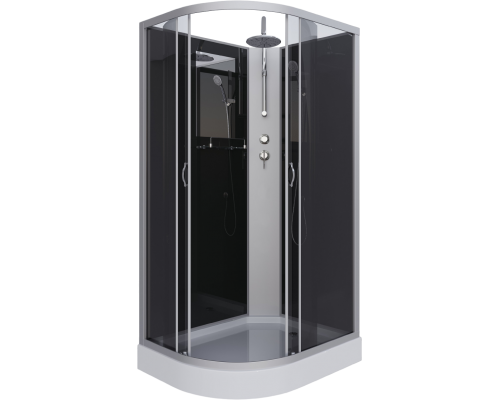 Душевая кабина Niagara Classic NG-3512-14RBKT 120х80 см, без крыши, с тропическим душем