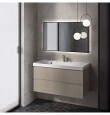 Тумба под раковину для ванной AQUAme S1 100 бежевая