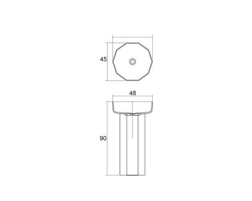 Dea Design Pedestal Basin Раковина 48х45.6х90см., напольная, без отв., Glasstek, прозрачная смола, цвет: Emerald R3. DD2025 480 R3 Dea Design Pedestal Basin Раковина 48х45.6х90см., напольная, без отв., Glasstek, прозрачная смола, цвет: Emerald R3. DD2025 480 R3