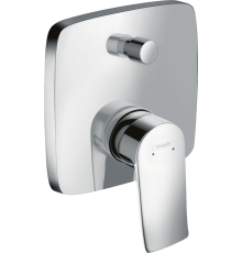 Встраиваемый смеситель для душа и ванны Hansgrohe Metris 31451000, С ВНУТРЕННЕЙ ЧАСТЬЮ
