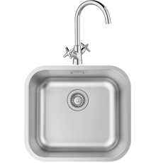 Комплект Мойка IDDIS Mate + Смеситель Acros ACRSB00i05 хром