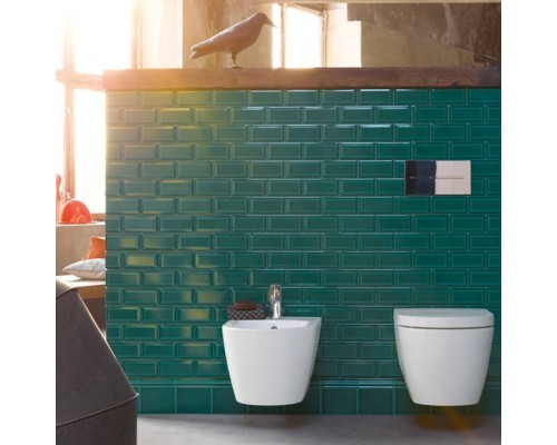 Duravit ME by Starck Биде подвесное 37x48см, с 1 отв., вкл. крепление Durafix, с покрытием WonderGliss, цвет: белый. 22901500001