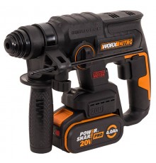 Перфоратор аккумуляторный бесщеточный WORX WX381, 20В, 4Ач x1, ЗУ 2А, кейс