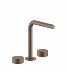 Fantini AF/21 Смеситель для раковины, 3 отв., высокий излив: 15.5 см, цвет: Matt Copper PVD. 27 P9 A206WF