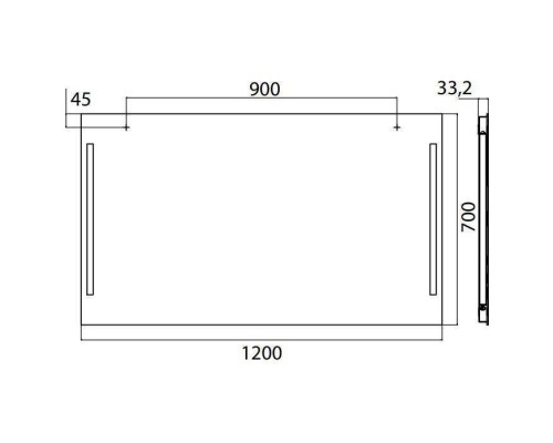 EMCO Зеркало премиум 120x70см, с LED подсветкой 4000K (без выключателя) EMCO Зеркало премиум 120x70см, с LED подсветкой 4000K (без выключателя)