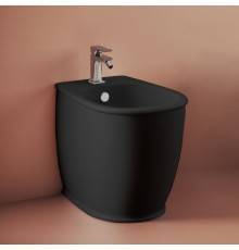 Artceram Atelier Биде напольное 52,5х37,5хh42см, с 1 отв под смеситель, цвет: черный матовый. ATB002 17 00 *1