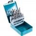 Дрель Makita HP1640X4 + набор сверл Makita D-46202