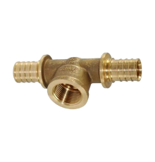 Тройник переходный Rehau RAUTITAN RX с ВР на боков. проходе 25-R3/4 -25 бронзовый. 14562961001