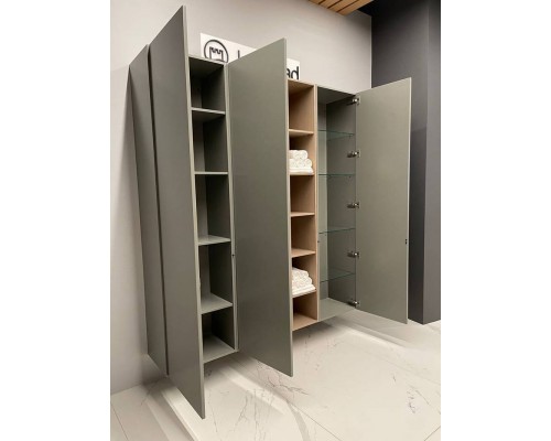 Burgbad Пенал подвесной 30хh196х37см, открытый, 4 полки, цвет: Light grey oak. HSNC030 F4112 САЛОН Burgbad Пенал подвесной 30хh196х37см, открытый, 4 полки, цвет: Light grey oak. HSNC030 F4112 САЛОН