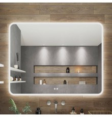 Зеркало Aqua de Marco Amazon 120х80 см, с LED-подсветкой и антизапотевателем