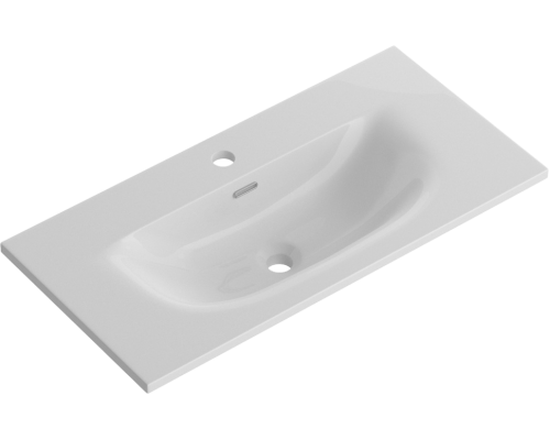 Мебельная раковина BelBagno BB-8099-3-80 глянцевая белая