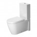 Duravit Starck 2 Унитаз моноблок приставной 72.5х37см, слив универсальный, с креплением, цвет: белый. 2129090000, 0933000005