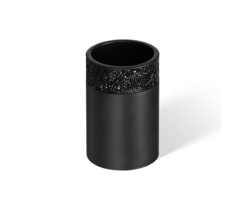 Decor Walther Rocks BOD1 Стакан настольный, с кристаллами Swarovski, цвет: черный матовый. 0933860