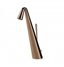 Gessi Cono Смеситель для раковины, на 1 отв., высокий с донным клапаном, цвет: Copper PVD. 45004#030