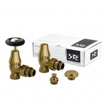 Комплект SR Rubinetterie серия Old Style 1/2 угловой с маховиком, цвет бронза K390-1500Z000
