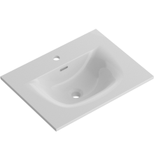 Мебельная раковина BelBagno BB-8099-3-70 глянцевая белая
