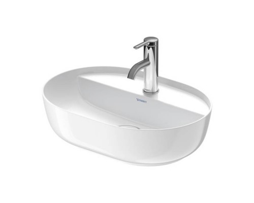 Duravit Luv Раковина накладная 50х35см., с 1 отв., с донным клапаном, без перелива, цвет: белый глянцевый. 0380500000