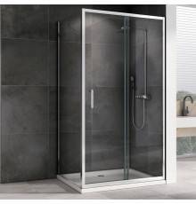 Душевой уголок Abber Schwarzer Diamant AG301105-S705 110х70, профиль хром, стекло прозрачное