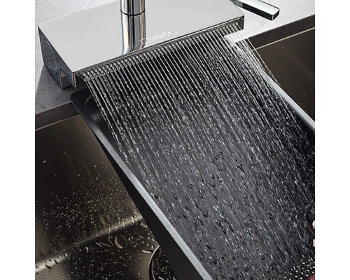 Hansgrohe Aquno Select M81 Смеситель для кухни, 1 отв., с вытяжным душем 2jet, цвет: хром. 73836000