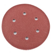 Шлифлист REDVERG для эксцентриковых шлифмашин 6 отверстий 150мм Р80 (5шт)(920571)