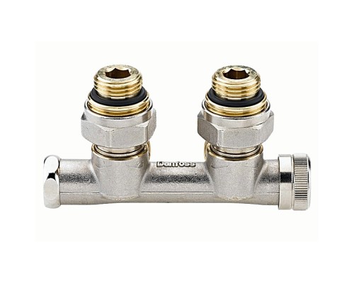 Комплект термостатического терморегулирования угловой Danfoss RLV-KS Ду20 мм + RTR-CK G3/4 . 013G7159S