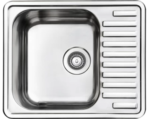 Мойка кухонная IDDIS Strit STR58SDi77S с сифоном