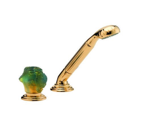 THG Dragon Jade Ручной душ на борт ванны, 2 отв., цвет: золото/хрусталь. U5H-F01-6532/60A THG Dragon Jade Ручной душ на борт ванны, 2 отв., цвет: золото/хрусталь. U5H-F01-6532/60A