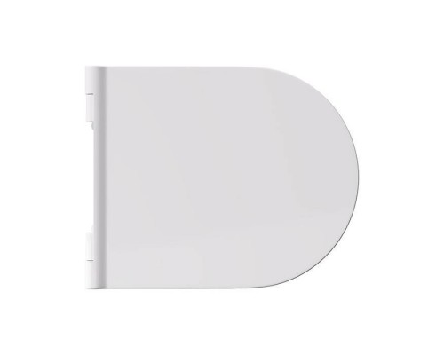 Alice Unica Сиденье с крышкой для унитаза Form/Unica, тонкое, с микролифтом, цвет: белый глянцевый/хром. MC2201ES