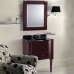 DevonDevon Domino, Комплект мебели 68 см, тумба напольная со столешницей Nero Marquina и встроенной раковиной черной, напольный, Цвет: prune. DEDOMINOPWNMALSBI/3F/ручка cromo, EFBIZETPWCR, RALILY460BL