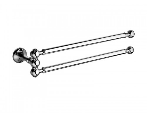 RE 214.51 CHROME Держатель полотенца, поворотный, двойной, хром RE21451
