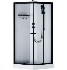 Душевая кабина AM.PM X-Joy Square W94C-403-090BT 90х90 см, матовый черный