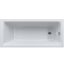 Акриловая ванна AM.PM Gem W90A 170x70 см, пристенная, белая, с каркасом