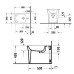 Duravit White Tulip Биде напольное 37x58х42 см, с переливом, с 1 отв., цвет: белый. 2293100000