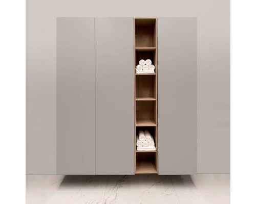 Burgbad Пенал подвесной 30хh196х37см, открытый, 4 полки, цвет: Light grey oak. HSNC030 F4112 САЛОН Burgbad Пенал подвесной 30хh196х37см, открытый, 4 полки, цвет: Light grey oak. HSNC030 F4112 САЛОН