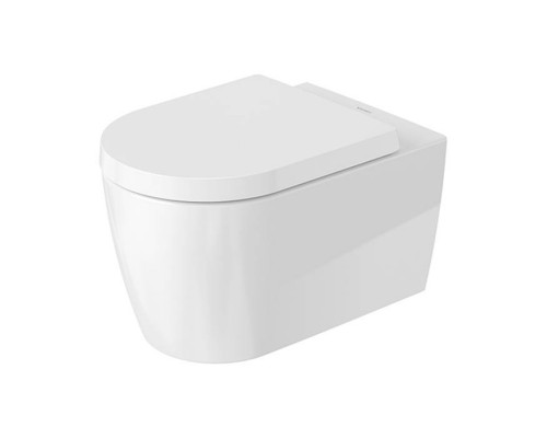 Duravit ME by Starck Унитаз подвесной, 37x57см., с вертикальным смывом, вкл. крепление Durafix, цвет: белый матовый. 2528092600