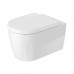 Duravit ME by Starck Унитаз подвесной, 37x57см., с вертикальным смывом, вкл. крепление Durafix, цвет: белый матовый. 2528092600