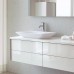 Duravit Viu Раковина 60х41.5х10 см, без отв., накладная, без перелива, выпуск с керамической крышкой, с покрытием WG, цвет: белый. 23586000001