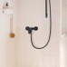 Hansgrohe Rebris E Смеситель для душа, настенный, цвет: черный матовый. 72640670