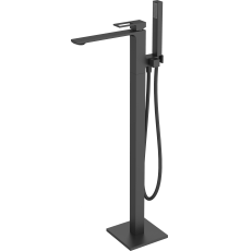 Напольный смеситель для ванны с душем BelBagno Luce FMT NERO С ВНУТРЕННЕЙ ЧАСТЬЮ