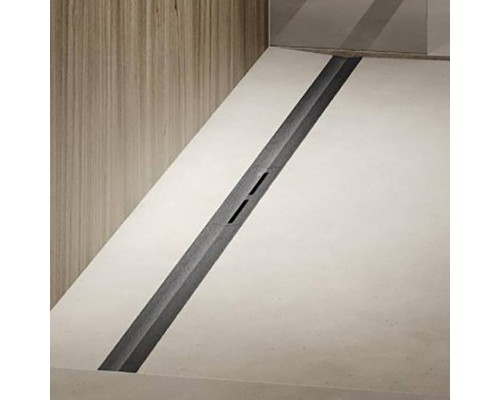 TECEdrainprofile Профиль для душа 120см, цвет: PVD Brushed stainless steel, black/сатин, черный. 671221